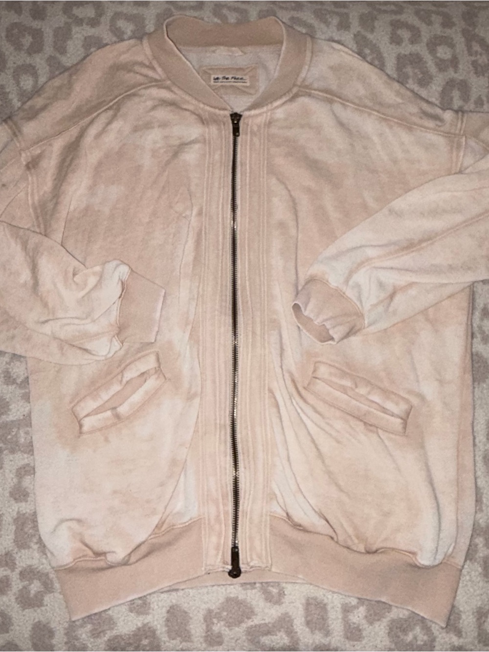 Free People Robby Bomber Jacket in Nomadic Desert S - Picture 3 of 7